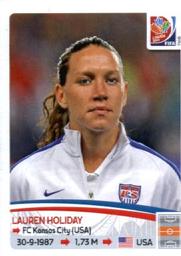 2015 Panini Women's World Cup Stickers #261 Lauren Holiday Front