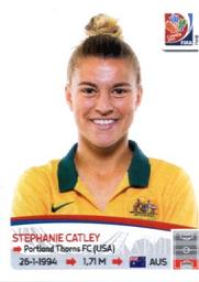 2015 Panini Women's World Cup Stickers #274 Stephanie Catley Front