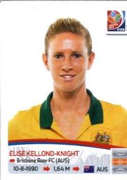 2015 Panini Women's World Cup Stickers #279 Elise Kellond-Knight Front