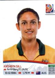 2015 Panini Women's World Cup Stickers #285 Kathryn Gill Front