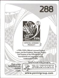 2015 Panini Women's World Cup Stickers #288 Kyah Simon Back