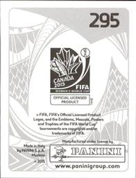 2015 Panini Women's World Cup Stickers #295 Linda Sembrant Back