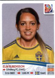 2015 Panini Women's World Cup Stickers #300 Elin Rubensson Front
