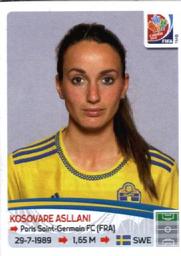 2015 Panini Women's World Cup Stickers #304 Kosovare Asllani Front