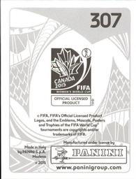 2015 Panini Women's World Cup Stickers #307 Lotta Schelin Back