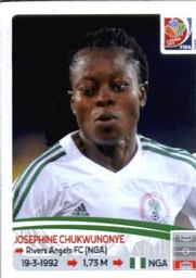 2015 Panini Women's World Cup Stickers #311 Josephine Chukwunonye Front