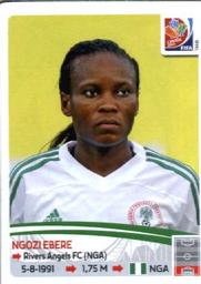 2015 Panini Women's World Cup Stickers #312 Ngozi Ebere Front