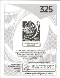 2015 Panini Women's World Cup Stickers #325 Asisat Oshoala Back