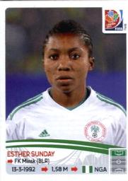 2015 Panini Women's World Cup Stickers #326 Esther Sunday Front