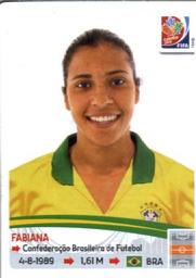 2015 Panini Women's World Cup Stickers #337 Fabiana Front