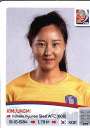 2015 Panini Women's World Cup Stickers #348 Kim Jungmi Front