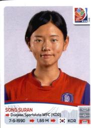 2015 Panini Women's World Cup Stickers #354 Song Suran Front