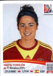 2015 Panini Women's World Cup Stickers #372 Marta Torrejon Front