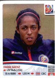 2015 Panini Women's World Cup Stickers #389 Diana Saenz Front