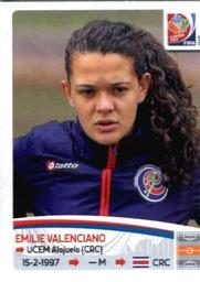 2015 Panini Women's World Cup Stickers #397 Emilie Valenciano Front