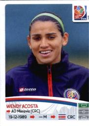 2015 Panini Women's World Cup Stickers #398 Wendy Acosta Front