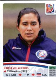 2015 Panini Women's World Cup Stickers #402 Karla Villalobos Front
