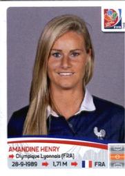 2015 Panini Women's World Cup Stickers #415 Amandine Henry Front