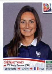 2015 Panini Women's World Cup Stickers #421 Gaetane Thiney Front