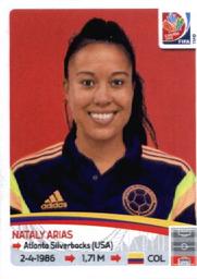 2015 Panini Women's World Cup Stickers #445 Nataly Arias Front