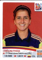 2015 Panini Women's World Cup Stickers #451 Carolina Pineda Front