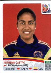 2015 Panini Women's World Cup Stickers #456 Katerin Castro Front