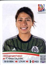2015 Panini Women's World Cup Stickers #462 Cecilia Santiago Front