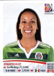 2015 Panini Women's World Cup Stickers #468 Jennifer Ruiz Front