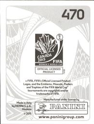 2015 Panini Women's World Cup Stickers #470 Paulina Solis Back