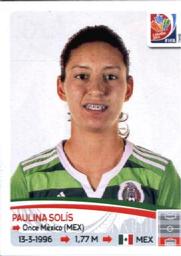 2015 Panini Women's World Cup Stickers #470 Paulina Solis Front