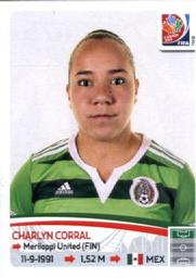 2015 Panini Women's World Cup Stickers #476 Charlyn Corral Front