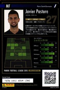 2015 Panini Football League (PFL12) #57 Javier Pastore Back
