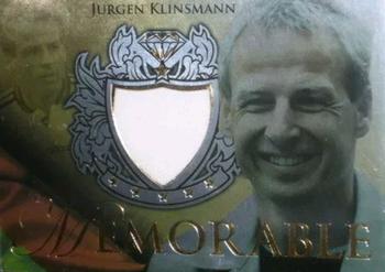 2011 Futera UNIQUE World Football - Memorable Gold #MEMG08 Jurgen Klinsmann Front