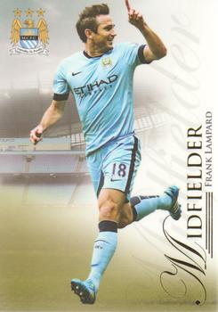 2015 Futera Unique Manchester City #14 Frank Lampard Front