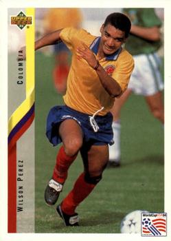1994 Upper Deck World Cup Contenders French/Dutch #45 Wilson Perez Front