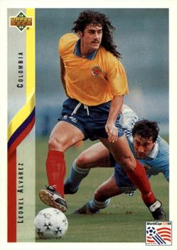 1994 Upper Deck World Cup Contenders French/Dutch #46 Leonel Alvarez Front
