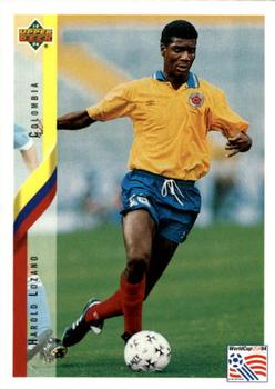 1994 Upper Deck World Cup Contenders French/Dutch #47 Harold Lozano Front