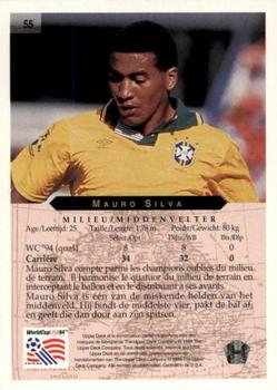 1994 Upper Deck World Cup Contenders French/Dutch #55 Mauro Silva Back