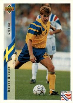 1994 Upper Deck World Cup Contenders French/Dutch #74 Roland Nilsson Front