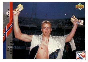 1994 Upper Deck World Cup Contenders French/Dutch #93 Erik Thorstvedt Front