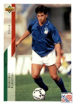 1994 Upper Deck World Cup Contenders French/Dutch #122 Demetrio Albertini Front