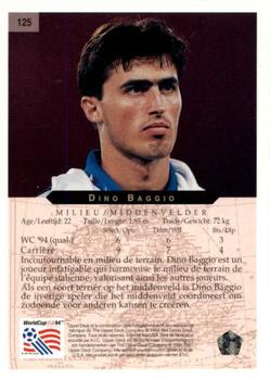 1994 Upper Deck World Cup Contenders French/Dutch #125 Dino Baggio Back