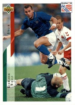1994 Upper Deck World Cup Contenders French/Dutch #129 Gianluca Vialli Front