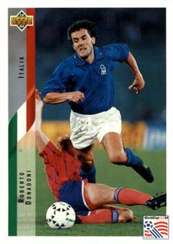 1994 Upper Deck World Cup Contenders French/Dutch #132 Roberto Donadoni Front