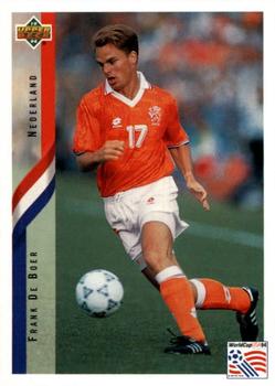 1994 Upper Deck World Cup Contenders French/Dutch #136 Frank De Boer Front