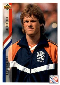 1994 Upper Deck World Cup Contenders French/Dutch #140 Erwin Koeman Front