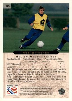 1994 Upper Deck World Cup Contenders French/Dutch #145 Rob Witschge Back