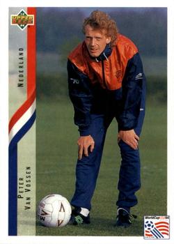 1994 Upper Deck World Cup Contenders French/Dutch #148 Peter Van Vossen Front