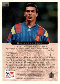 1994 Upper Deck World Cup Contenders French/Dutch #153 Guillermo Amor Back