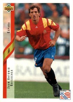 1994 Upper Deck World Cup Contenders French/Dutch #154 Juan Antonio Goicochea Front